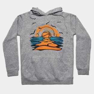 Basketball Sunset Hoodie